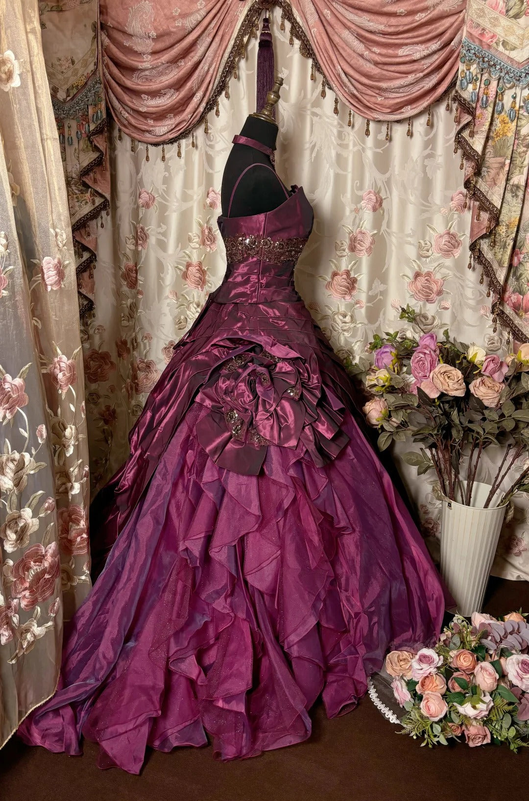 A Line Spaghetti Straps Prom Dresses Long Evening Party Dress fg7359