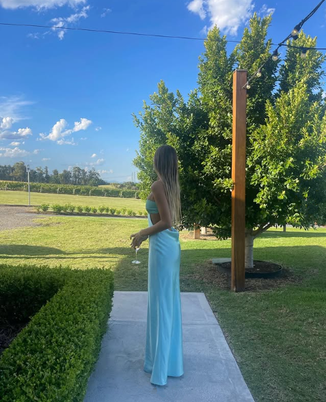 Light Blue Prom Dress Long Evening Dress fg4136