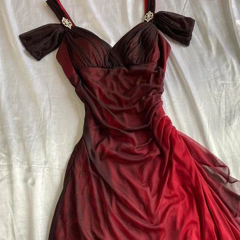 Beautiful Sweetheart Off Shoulder Long Party Dress, A-line Prom Dress fg4820