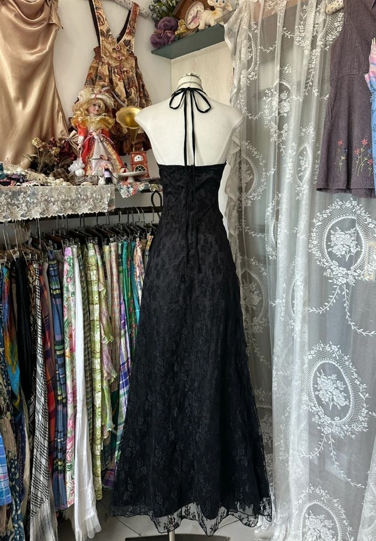 Black Halter V Neck Long Prom Dress,Long Evening Gowns fg7149