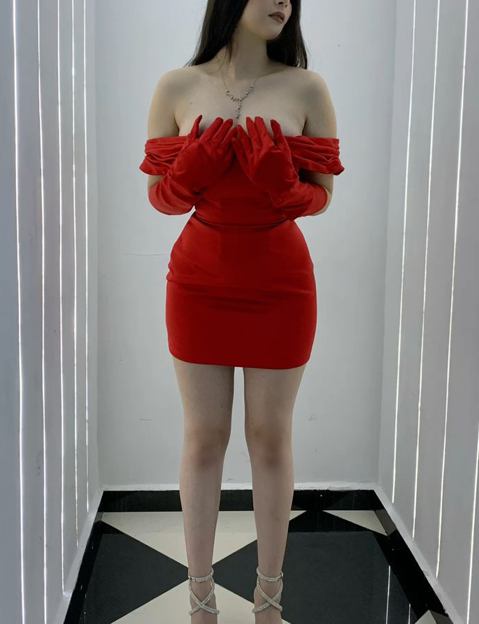 Red Off The Shoulder Homecoming Dress Short Prom Party Gown fg6184
