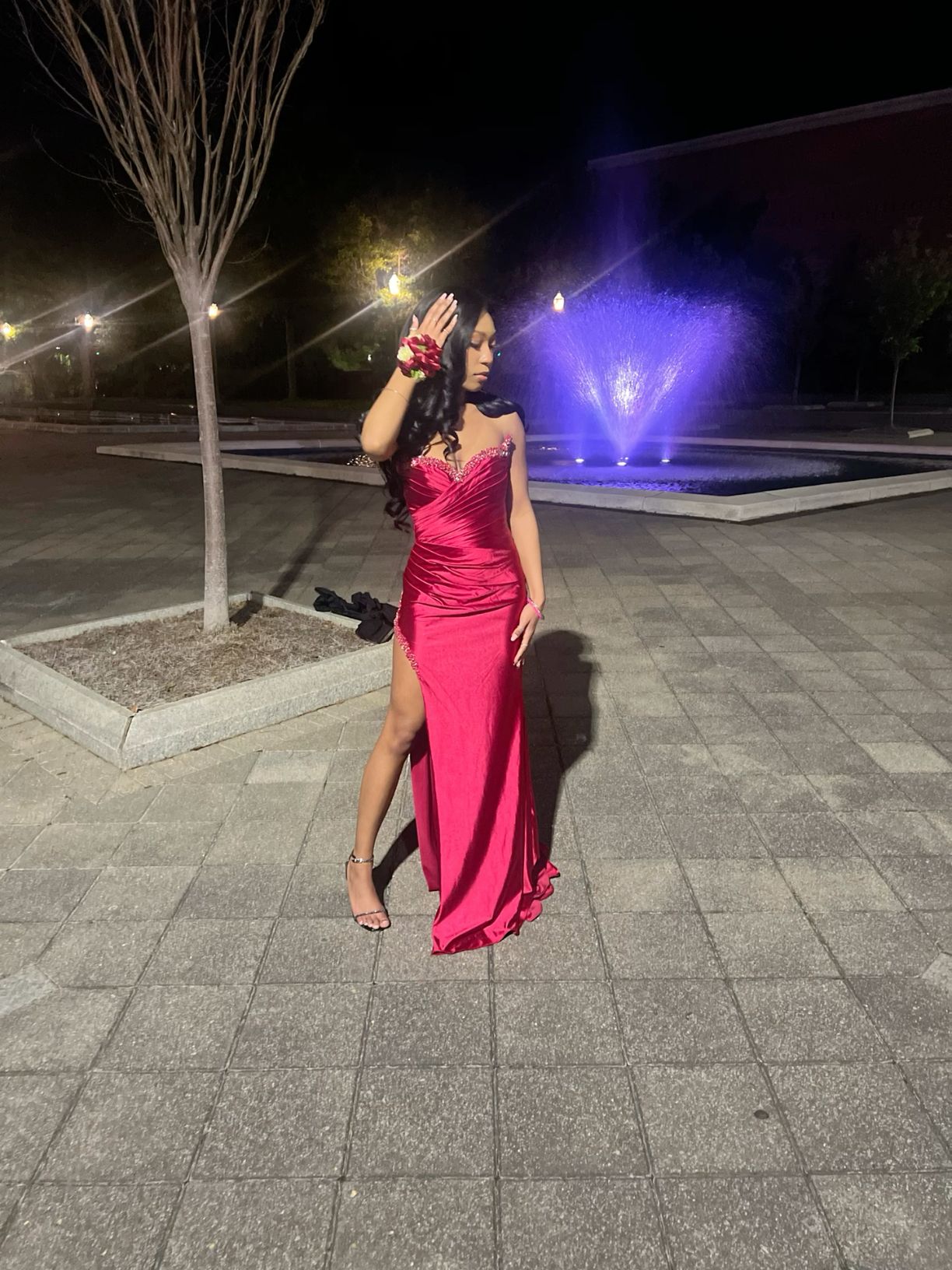 strapless prom dress long party dress fg6913