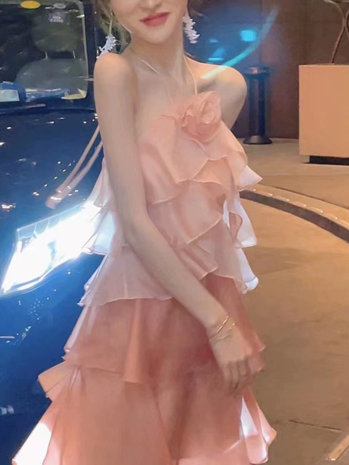 A Line Halter Short Evening Dress Cocktail Dresses Short Birthday Party Dress fg7885