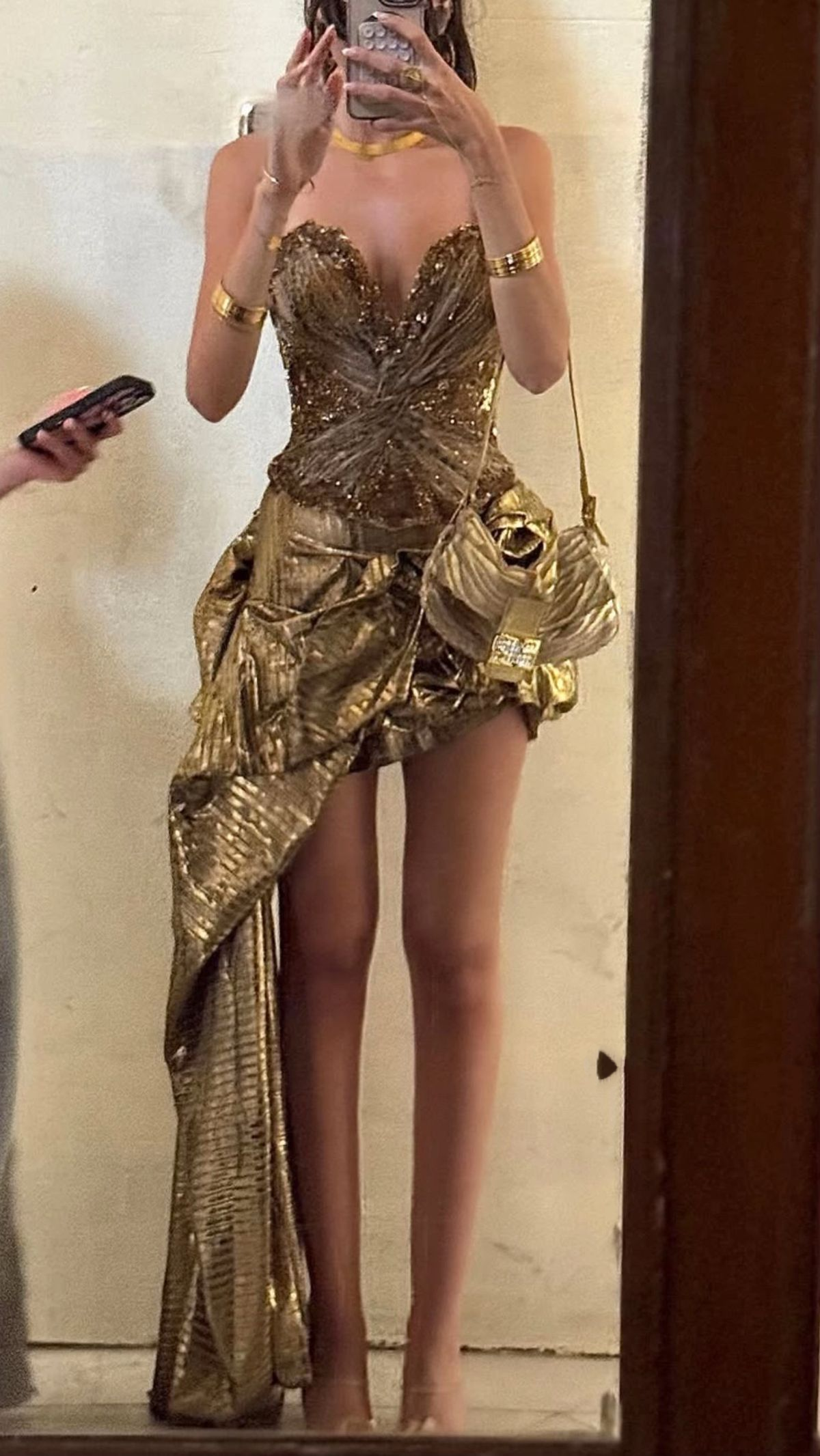 Sweetheart Gold Birthday Outfit Short Prom Dress Evening Dress fg8349