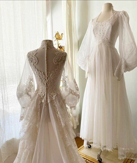 Charming A Line Tulle Wedding Dresses with lace Appliques fg5857