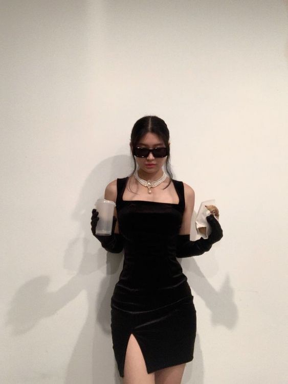 Black Party Dresses Sheath Evening Dress fg5663