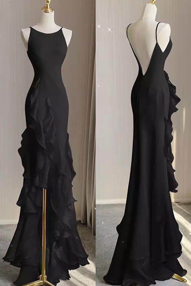 White Sheath Halter Backless Wedding Dress fg3671