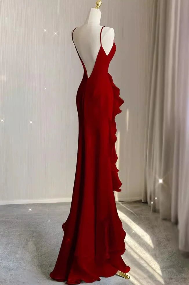 White Sheath Halter Backless Wedding Dress fg3671
