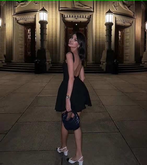 cute a line black straps homecoming dress 18th birthday outfits fg6523