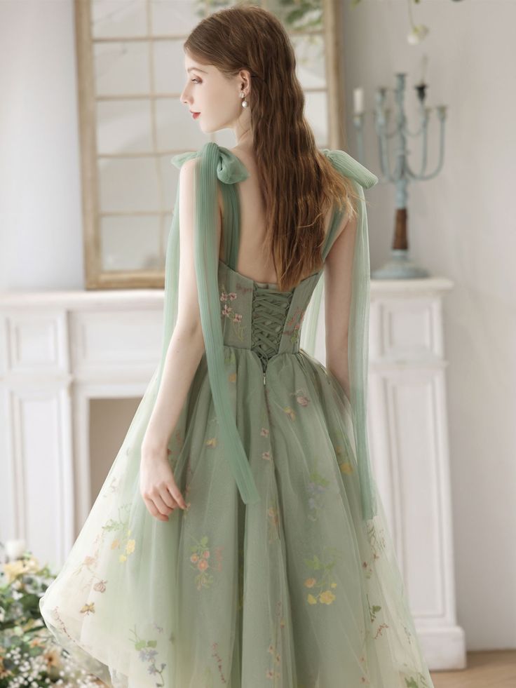 A-Line High Low Lace Short Prom Dress, Lace Homecoming Dress fg6050