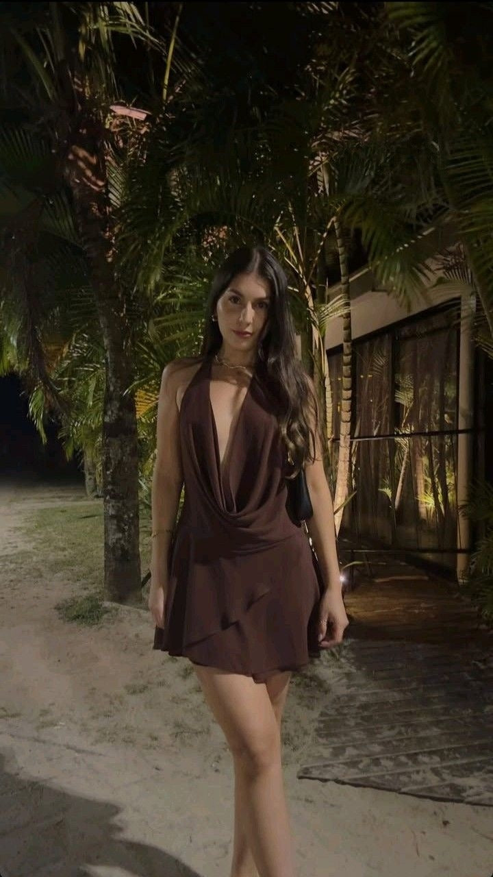 Brown Short Evening Dress Cocktail Dresses Short Party Dress fg7819