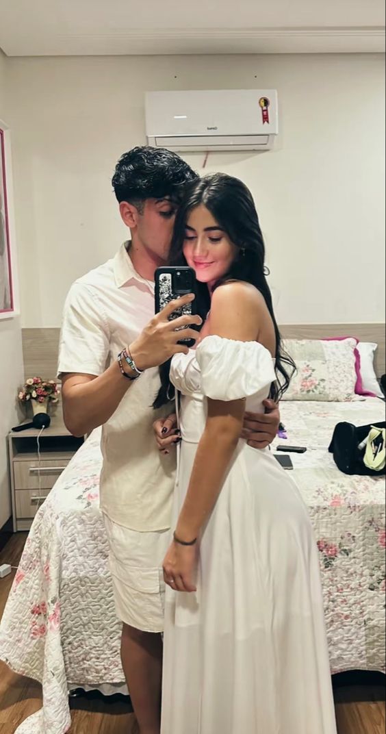 Fashion White A-line Long Evening Dress,White Senior Prom Gown fg5739