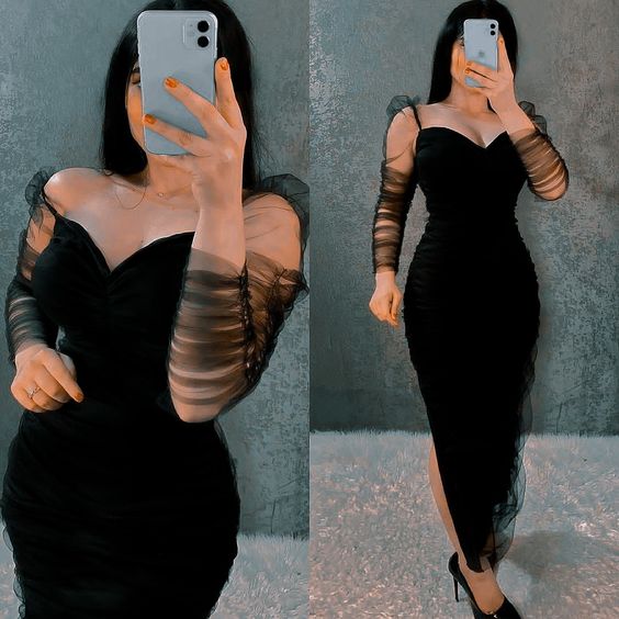 Sexy Sheath Off Shoulder Evening Gown Prom Party Dresses fg6385