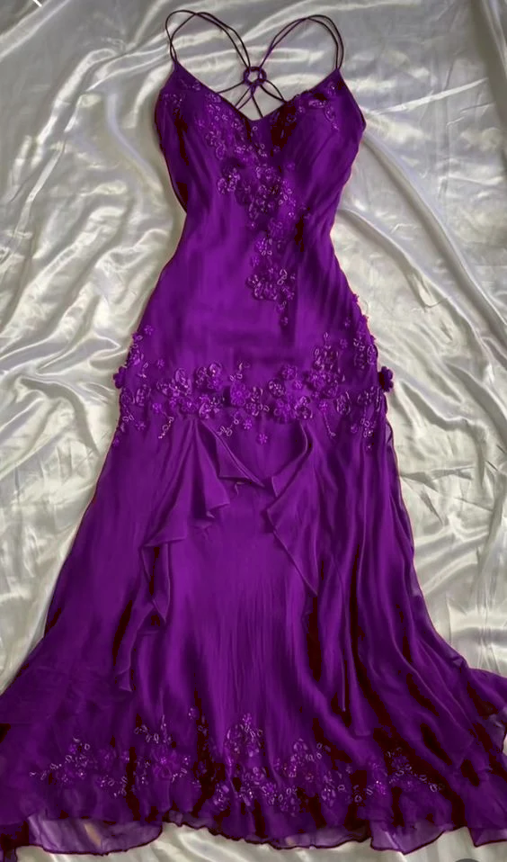 Vintage Sheath Spaghetti Straps Burgundy Long Prom Dress Evening Dresses With Beads fg6714