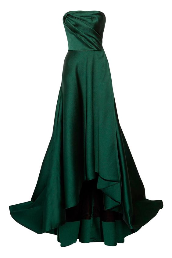 Elegant Green High Low Prom Dress Formal Party Dress fg5219
