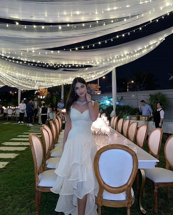 White Party Prom Dress Formal Occasion Dresses fg3556