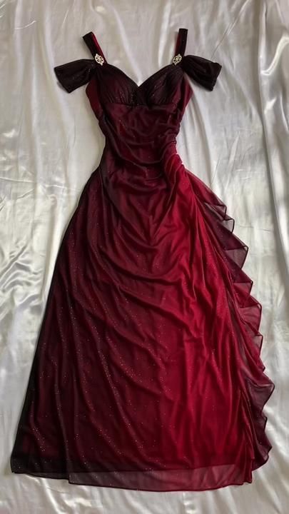 Beautiful Sweetheart Off Shoulder Long Party Dress, A-line Prom Dress fg4820