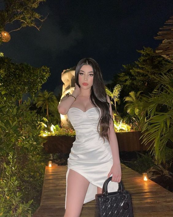 Sexy weißes Homecoming-Kleid, weißes Partykleid fg4558
