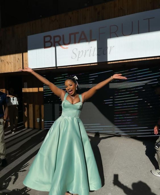 Elegant A line Straps Prom Dress Party Dress fg5368