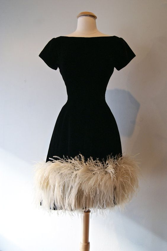 Black Short Party Gown Homecoming Dress fg4054