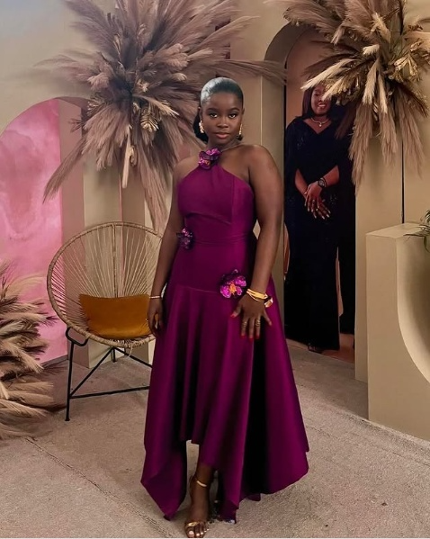 Purple Maxi dress Sleeveless Evening Prom Dress fg7585