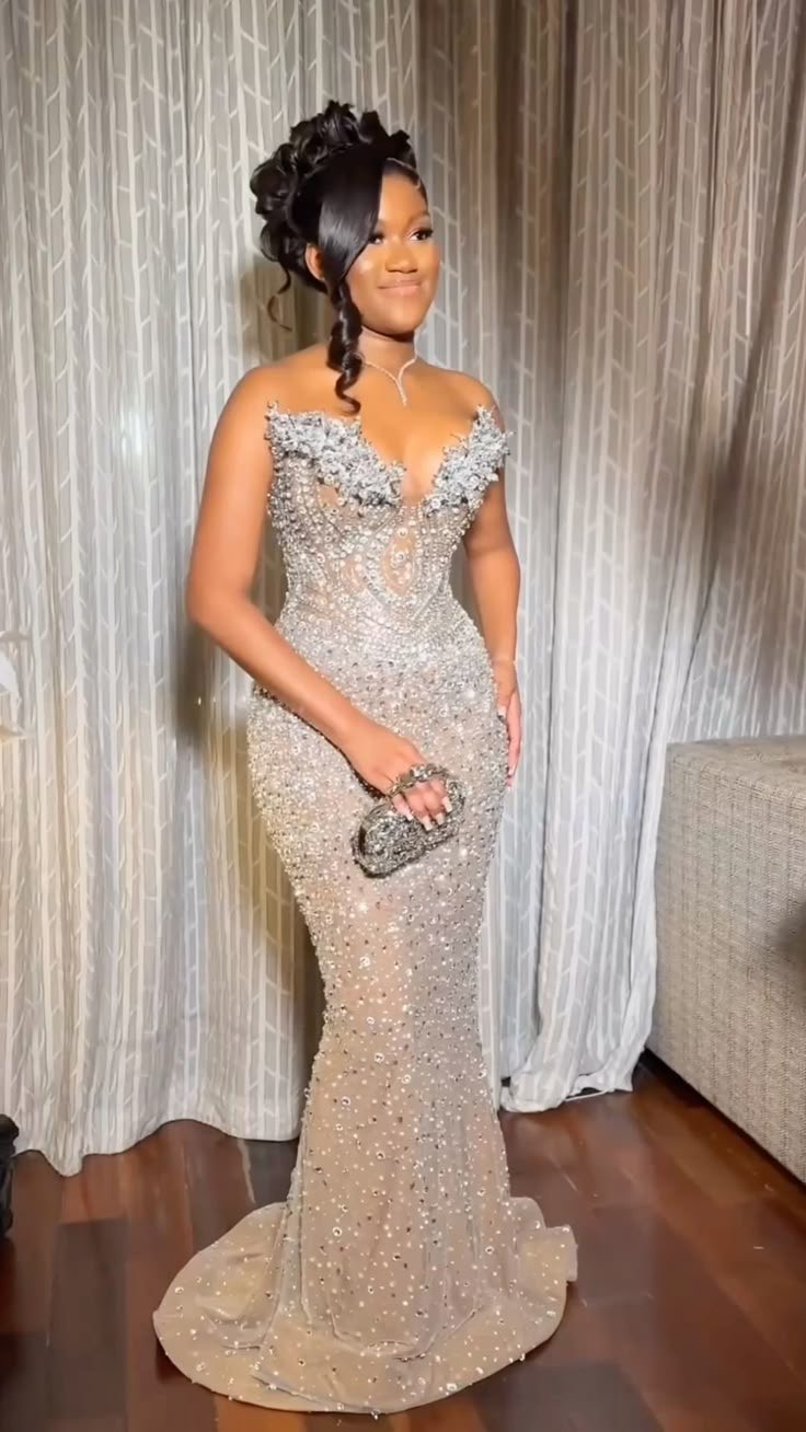 Mermaid Long Prom Dress Elegant Evening Party Dress fg7312