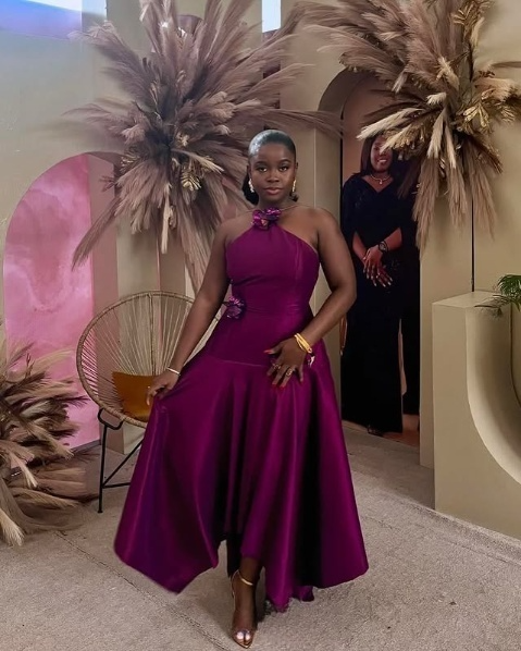 Purple Maxi dress Sleeveless Evening Prom Dress fg7585