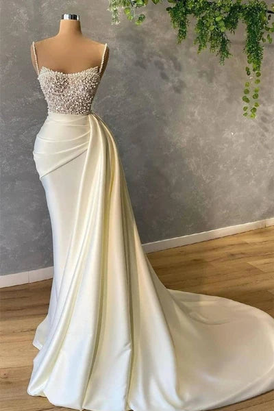 Ivory Prom Gown Evening dresses, Fancy wedding dresses, Prom girl dresses fg1169