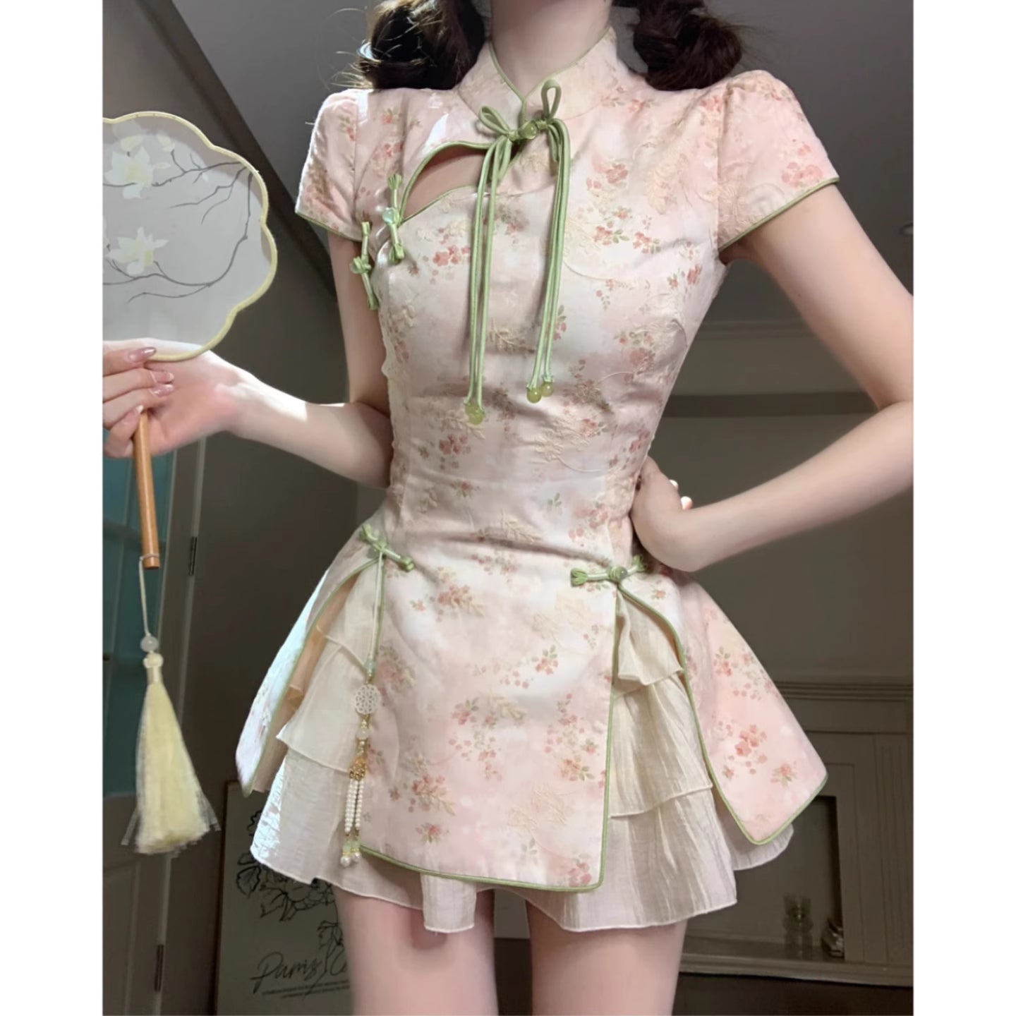 Buntes Meerjungfrau-Partykleid mit Pailletten und langen Abschlusskleidern fg8362