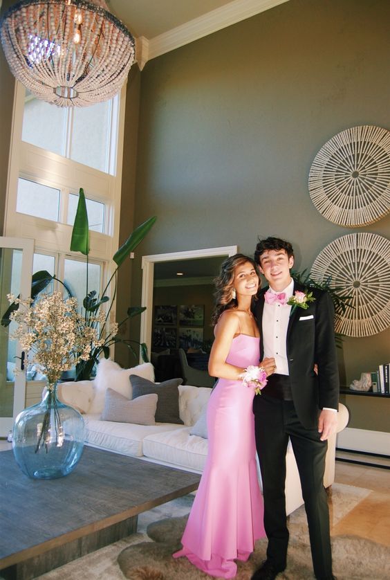 Pink Prom Dress, Sexy Prom Dress fg2724