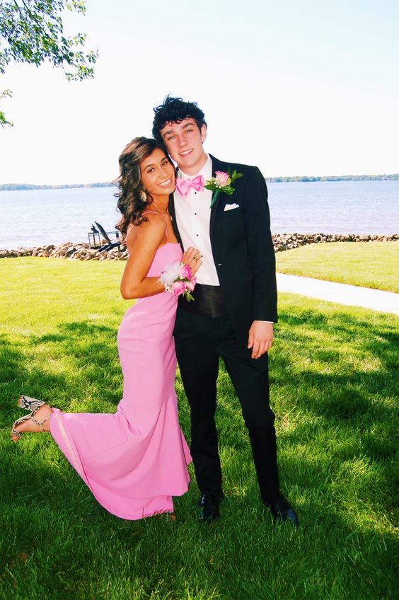 Pink Prom Dress, Sexy Prom Dress fg2724