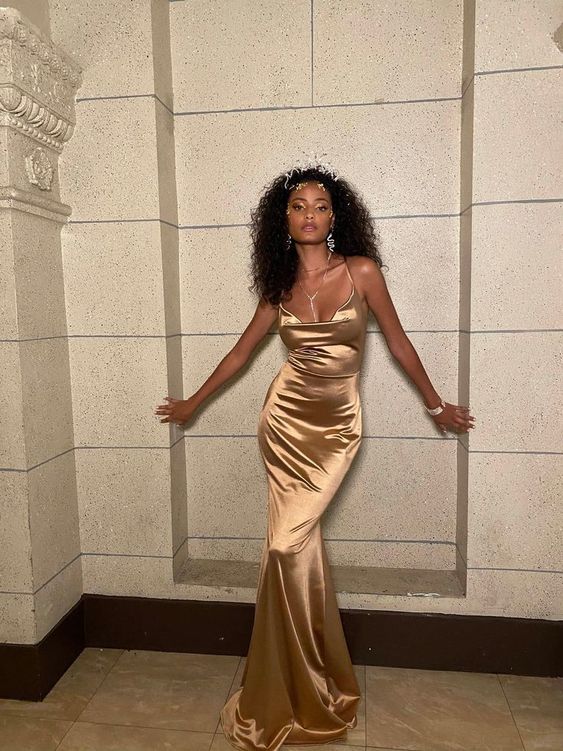 Simple party dress, birthday dress,champagne prom dress fg2892