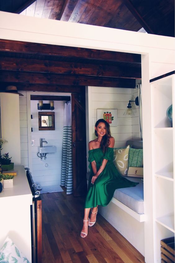 Green short sleeve party dress prom dress fg2025