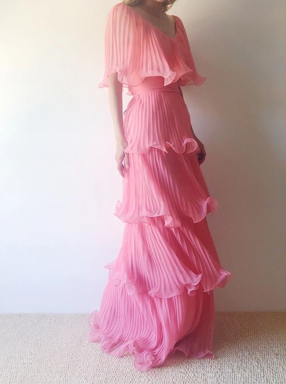 Pink Prom Dress Women Sexy Dresses Elegant Party Dress fg1964