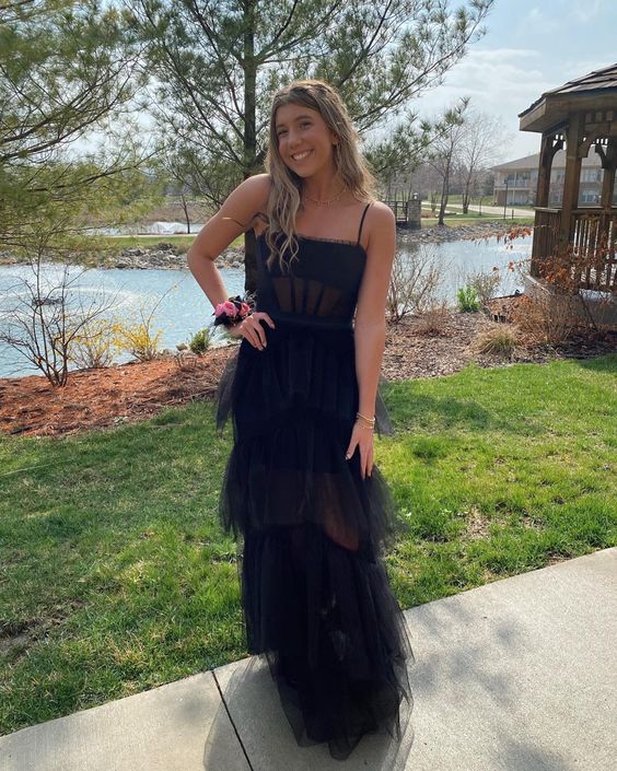 Black Prom Dress Women Sexy Dresses Elegant Party Dress fg1994