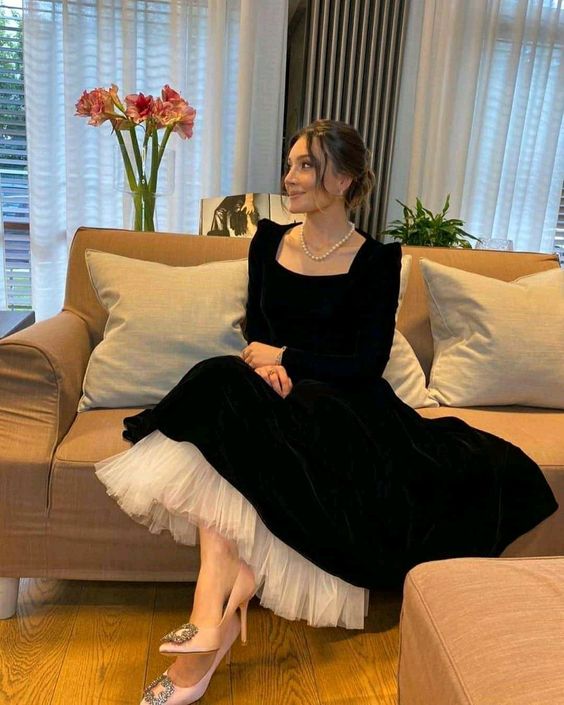 Long Black Prom Dresses,Evening Party Dresses fg1430