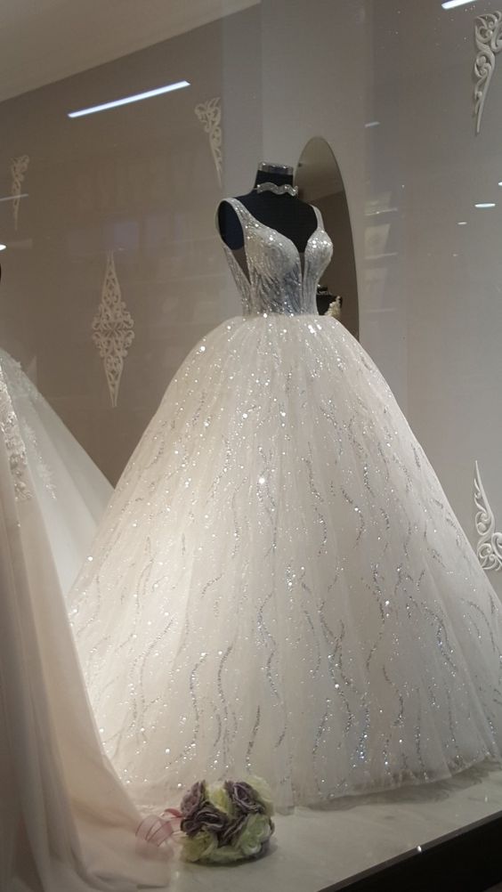 White Long Ball Gown Prom Dresses Wedding dress fg1190