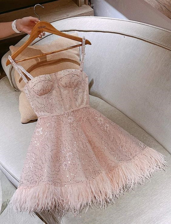 PINK PARTY PROM DRESS, GRADUATION HOMECOMING DRESSES fg1320