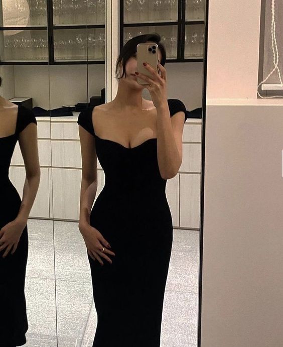 Black Party Prom Dresses, Formal Evening Dress fg1347