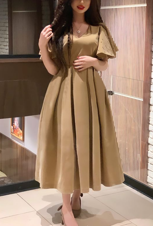 Midi Dress ,Evening Dress, Prom Vintage Dress fg2967