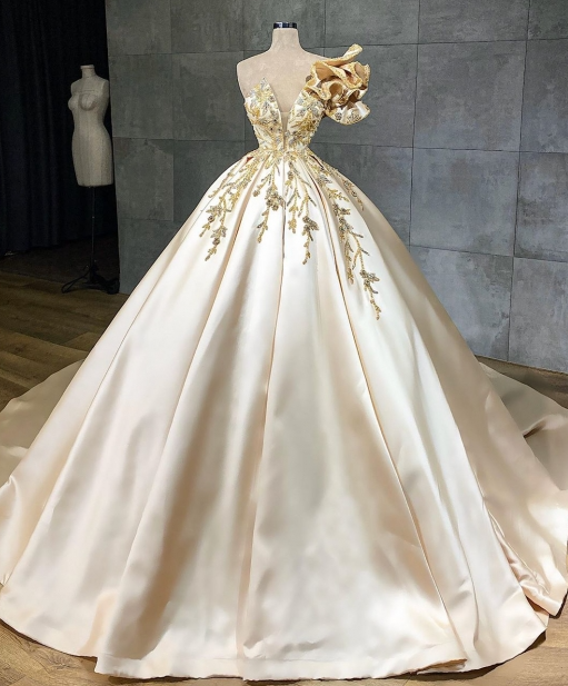 Designer wedding dresses princess formal gown fg1085