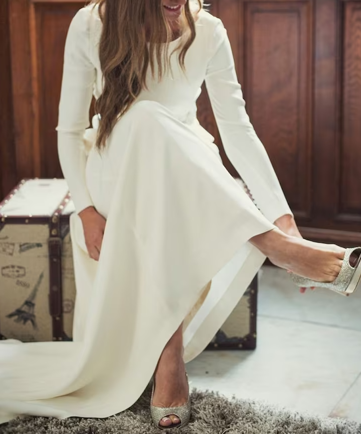 Simple Wedding Dress Women Formal Evening Party Prom Gowns fg2243