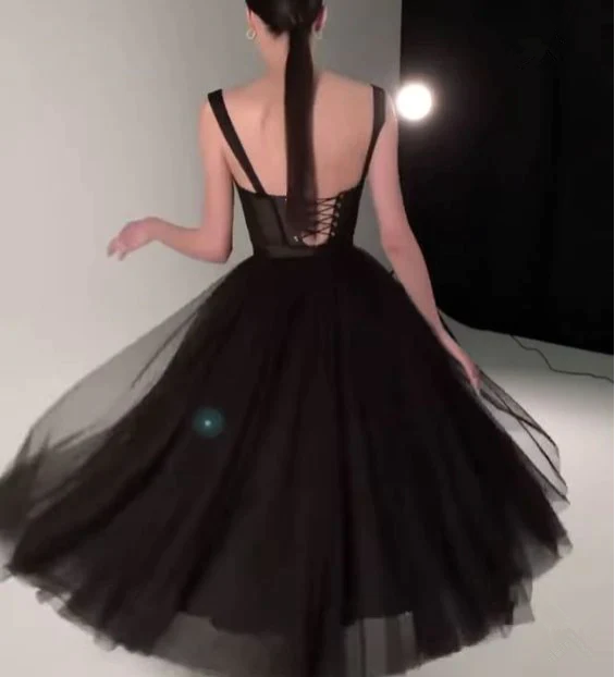 Black Prom Dress, Graduation Party Dresses, Prom Dresses For Teens fg944
