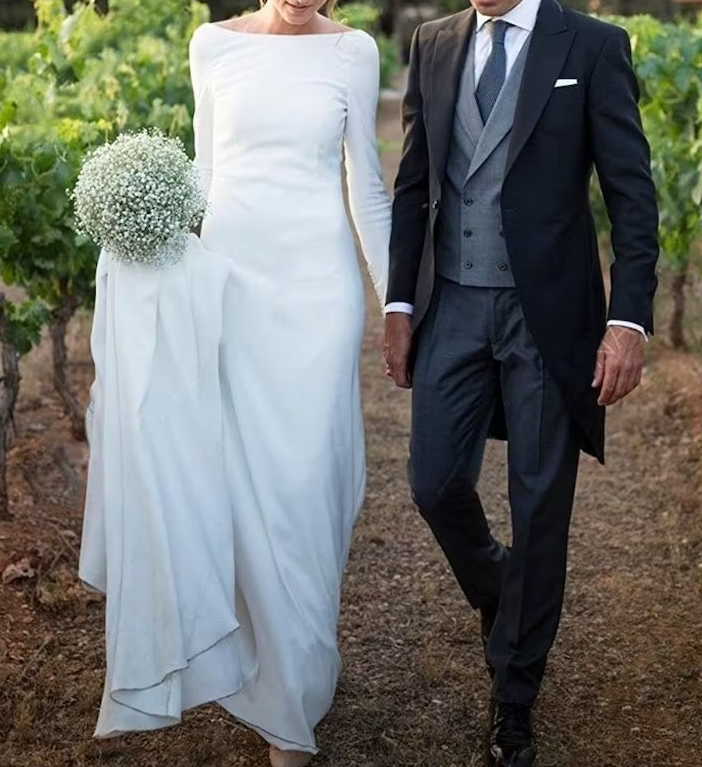 Simple Wedding Dress Women Formal Evening Party Prom Gowns fg2243
