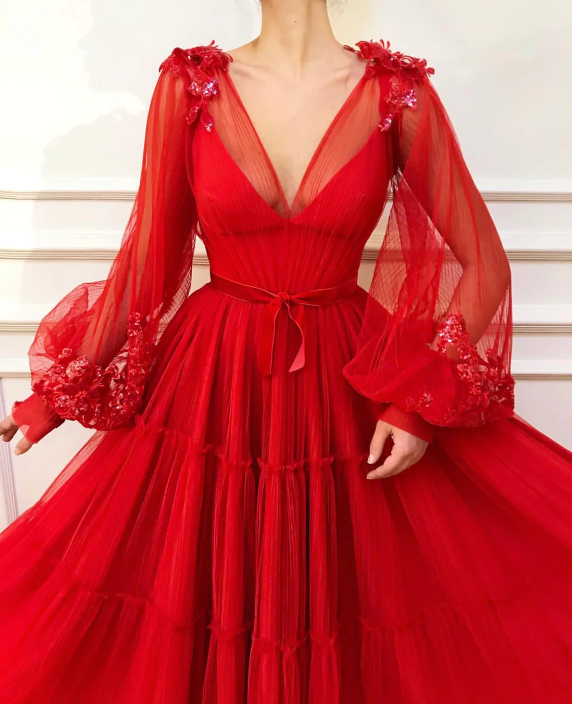 Red Long prom dress Evening Gown Party Dress     fg3244
