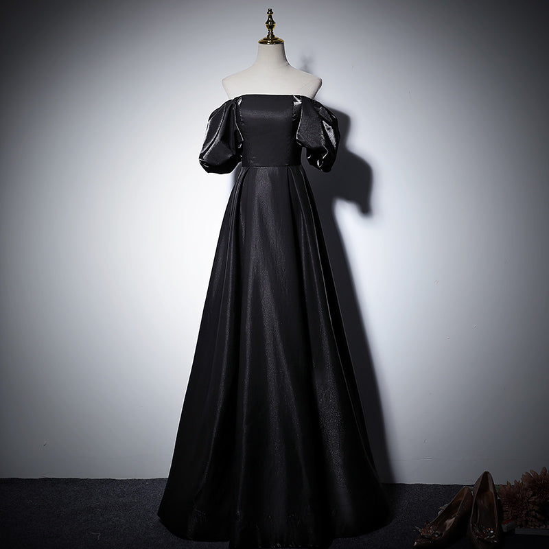 Black evening dress party gowns prom dress fg155