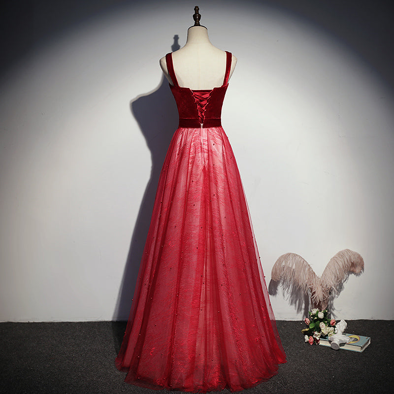 A-line evening dress new long prom dress fg186