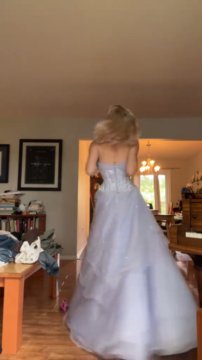 A Line Strapless Party Dress Long Evening Dress Prom Dresses    fg7814