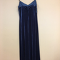 Vintage Velvet Evening Gown Spaghetti Strap Prom Dresses    fg2439