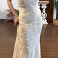Robe de soirée longue sirène colorée à paillettes, tenue de remise de diplôme fg8362